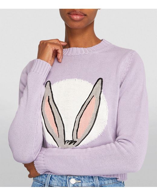 MAX&Co. Pink X Looney Tunes Bugs Bunny Ears Sweater