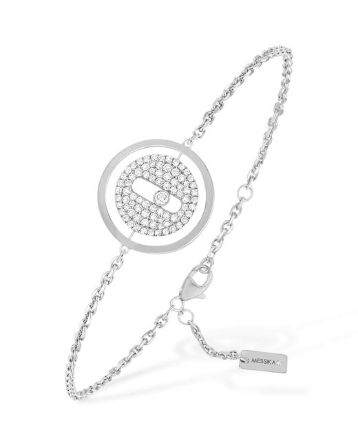 Messika White Lucky Move And Diamond Pavé Bracelet