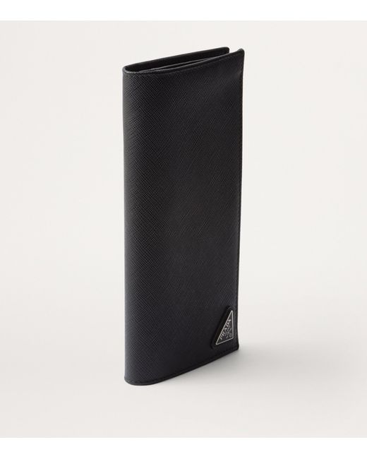 Prada Gray Saffiano Leather Wallet for men
