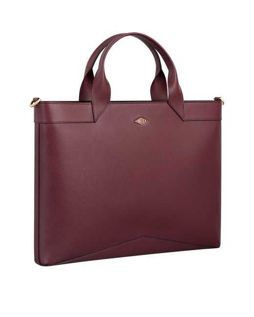 Cartier Purple Leather Losange Document Holder