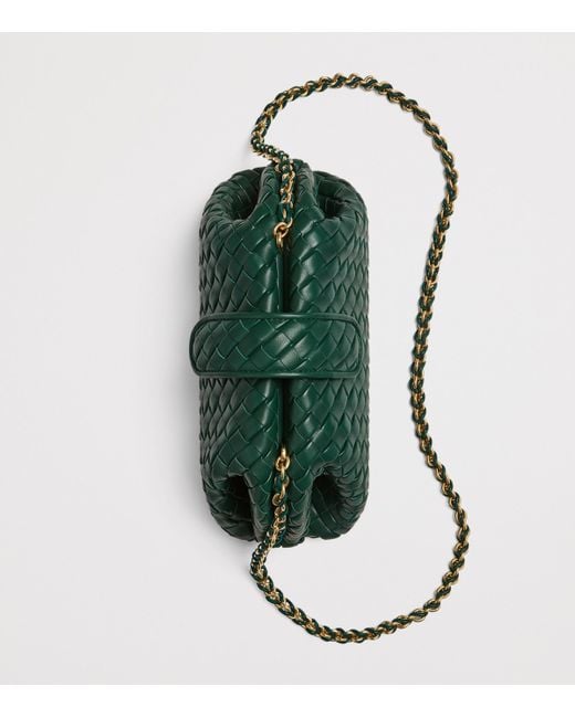 Bottega Veneta Green Exclusive Lambskin Lauren 1980 Clutch Bag