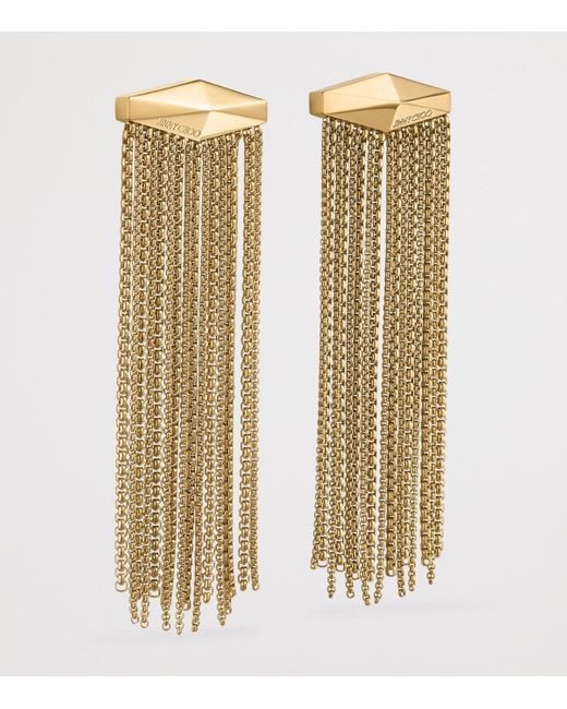 Jimmy Choo Natural Crystal-Embellished Zandra Earrings