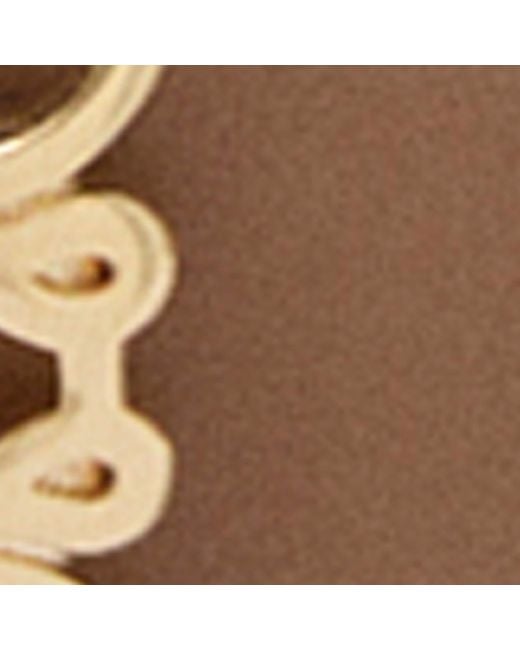 Loewe White Leather Reversible Bombe Anagram Belt