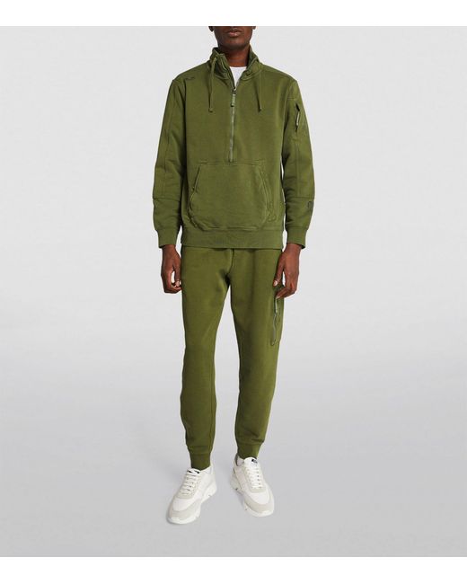 RLX Ralph Lauren Green Cotton Fleece Sweatpants for men