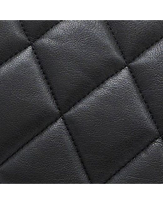 Burberry Black Leather Quilted Shield Cross-body Bag