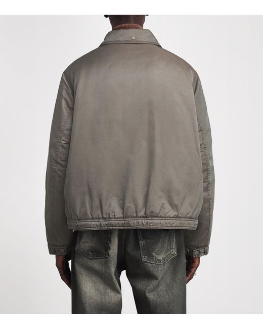 Our Legacy Gray Cotton-Blend Auto Jacket for men