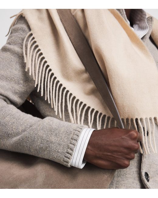 Maurizio Baldassari Gray Wool-Cotton Blend Cortina Cardigan for men