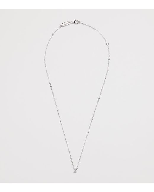 Harrods Metallic And Diamond Pendant Necklace