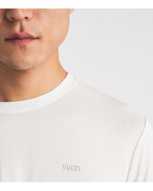 vuori White Strato Breathe T-Shirt for men