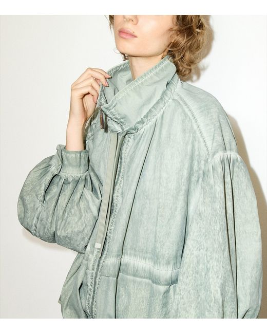 MAX&Co. Green Oversized Zip-Up Jacket