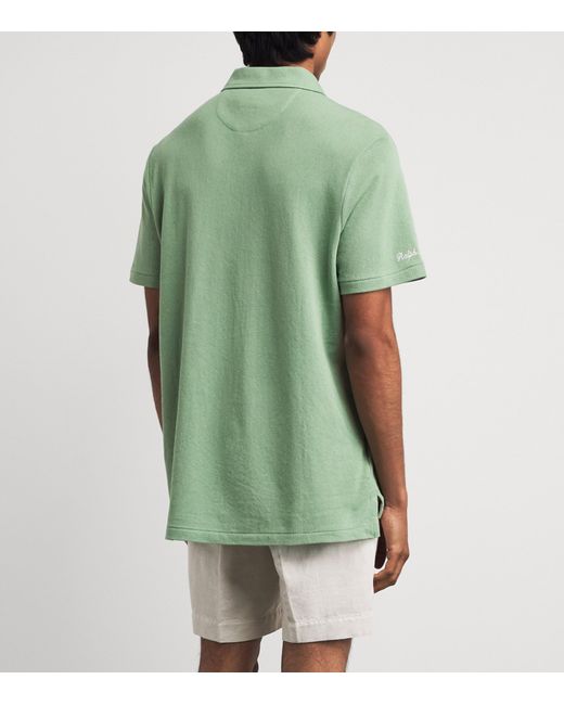 Polo Ralph Lauren Green X Wimbledon Cotton Mesh Polo Shirt for men