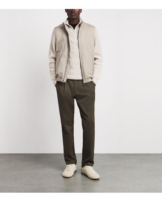 Canali Natural High-Neck Gilet for men