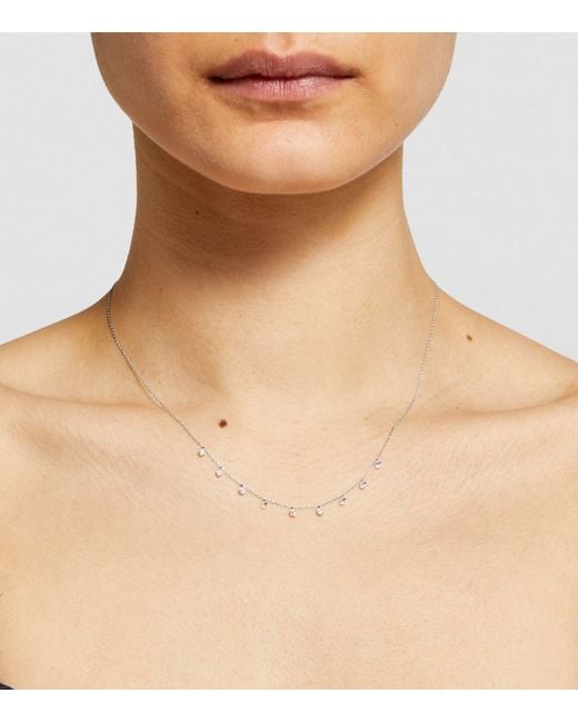 PERSÉE White And Diamond Danaé Necklace