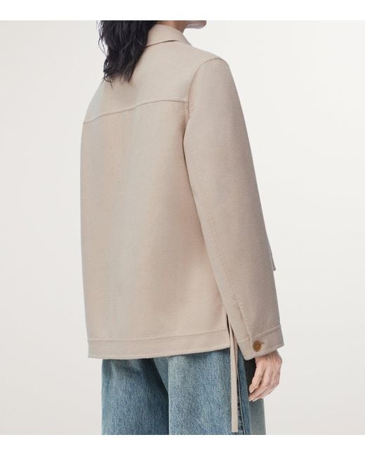 Loewe Natural Wool-Cashmere Workwear Jacket