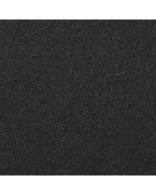 AMINA MUADDI Black Satin Camelia Clutch Bag