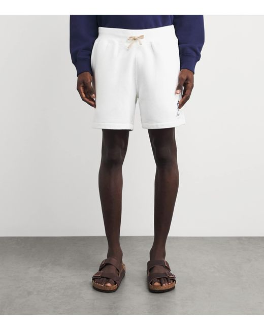 Polo Ralph Lauren White Cotton-Blend Beach Club Shorts for men