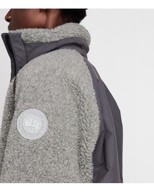 Canada Goose Gray Fleece Westport Jacket for men