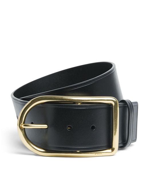 Polo Ralph Lauren Black Leather Belt