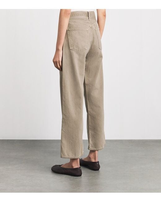 Agolde Natural Ren Wide-Leg Jeans