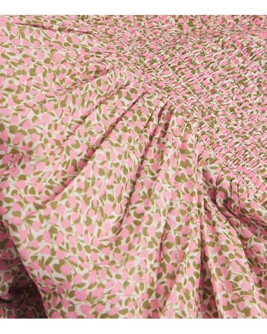 Evarae Pink 2-in-1 Floral Lora Maxi Skirt