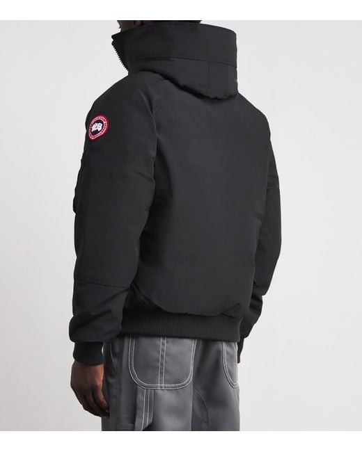 Canada Goose Black Chilliwack Down Bomber Jacket for men
