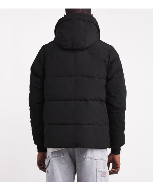 Canada Goose Black Wyndham Parka Jacket for men