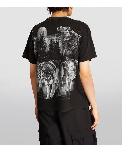 Keiser Clark Black True Vintage Night Animals T-shirt for men