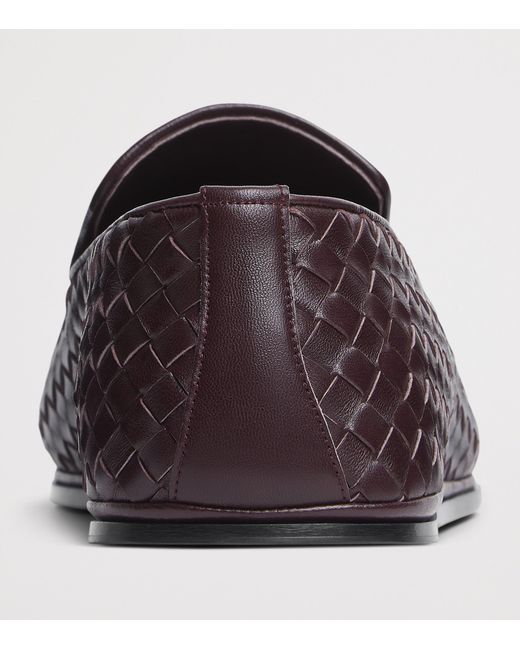 Bottega Veneta Brown Lambskin Sunday Loafers for men