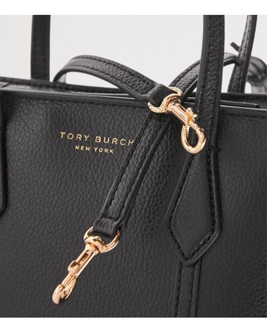 Tory Burch Black Mini Leather Perry Cross-Body Bag