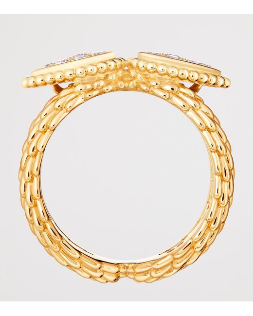 Boucheron Natural And Diamond Serpent Bohème Vintage Ring
