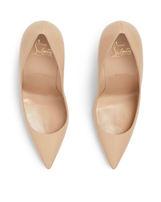 Christian Louboutin Natural Kate Leather Pumps 100