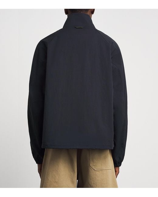 Fred Perry Blue Taslan Oversized Shell Jacket for men