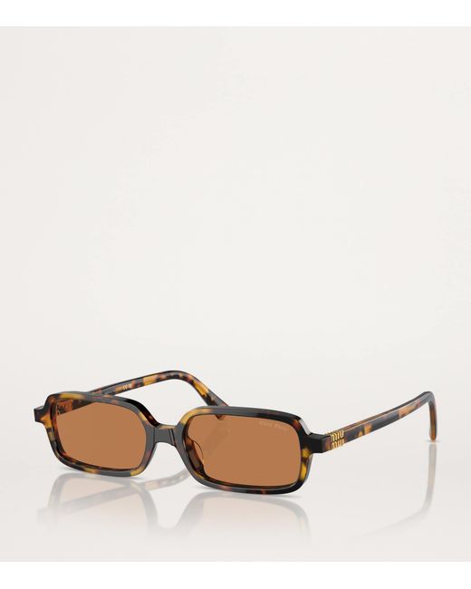 Miu Miu Brown Mu 11Zs Trt Shn Brn