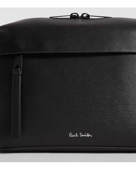 Paul Smith Black Leather Cross-body Camera Bag for men