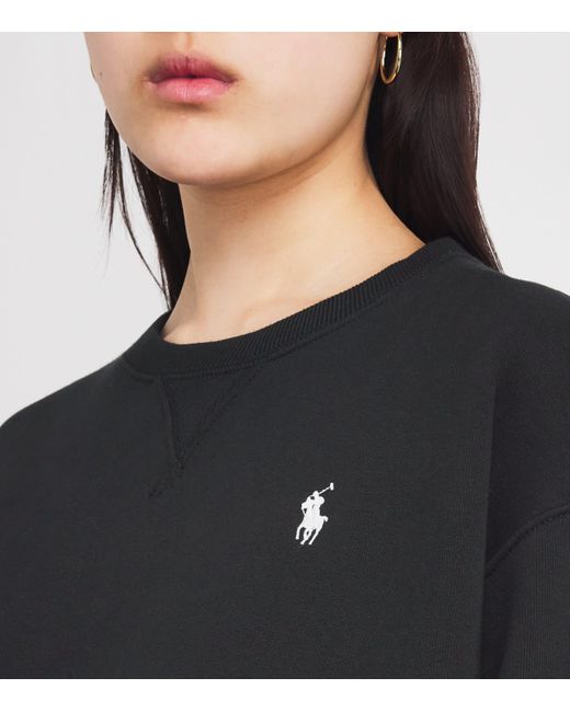 Polo Ralph Lauren Black Fleece Polo Pony Sweatshirt