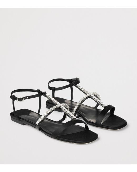Jimmy Choo Brown Gwyn Sandals