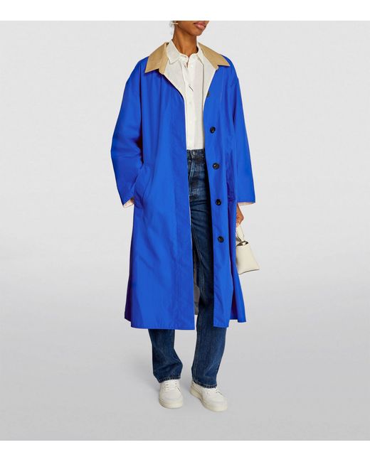 Weekend by Maxmara Blue Water-repellent Trench Coat