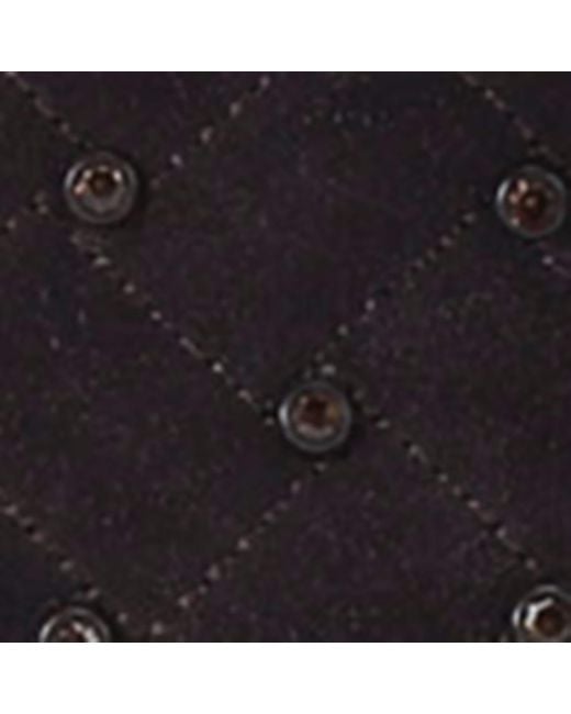 Kurt Geiger Black Leather Cyrstal Embellished Regent Boots