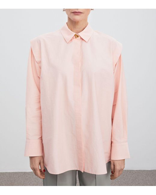 Aeron Pink Cotton-blend Elysee Shirt