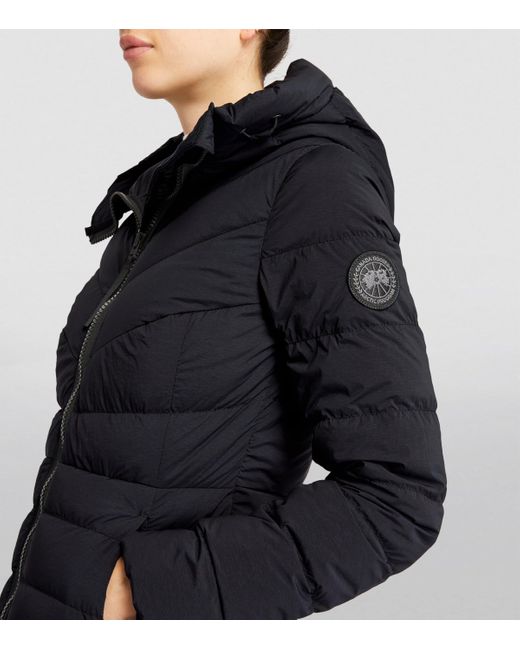 Canada Goose Blue Clair Nylon-Down Coat