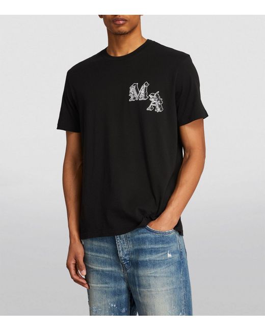 Amiri Black Angel T-Shirt for men