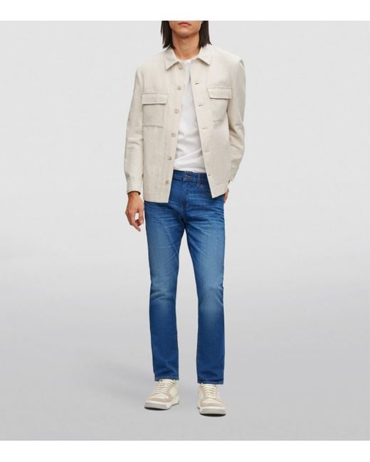 Boss Blue Slim-Fit Jeans for men