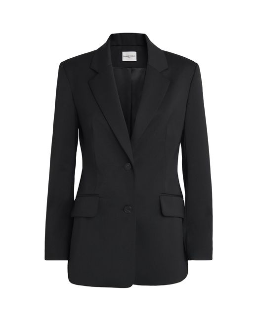 Claudie Pierlot Black Single-Breasted Blazer