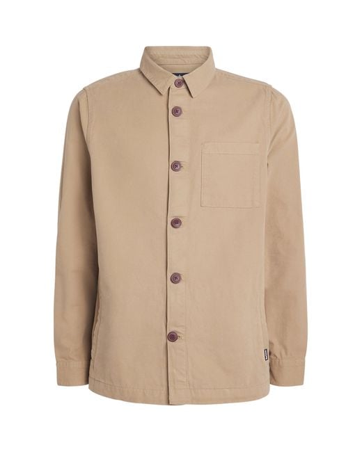 Barbour Natural Cotton Washed Overshirt for men