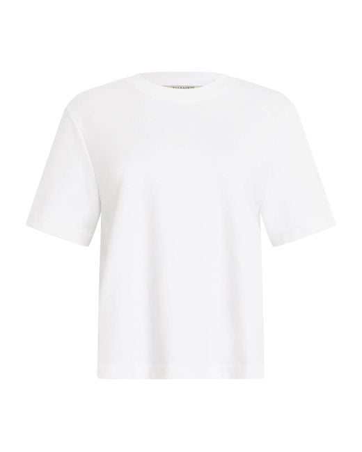 AllSaints White Organic Cotton Lisa T-Shirt