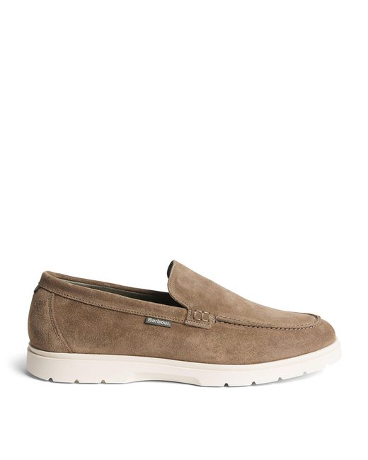 Barbour Brown Suede Carty Loafers