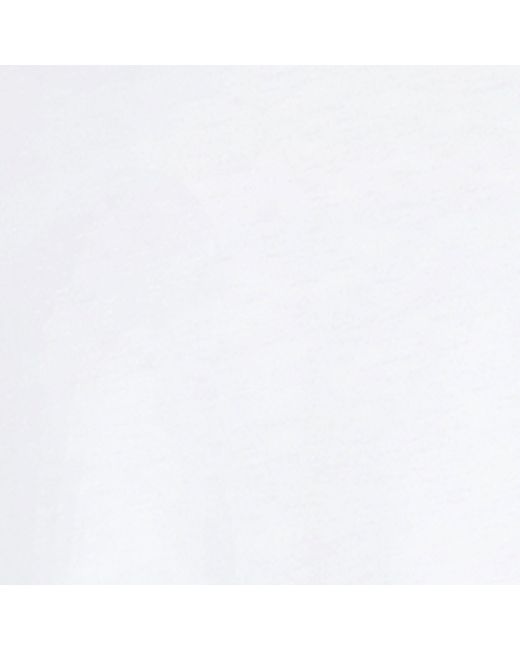 Zegna White Cotton Logo T-shirt for men