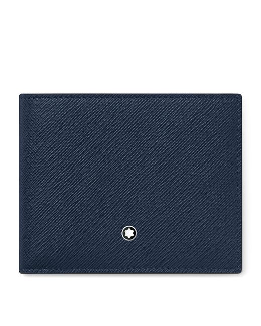 Montblanc Blue Leather Sartorial Bifold Wallet