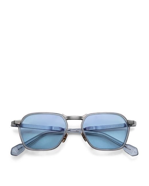 Jacques Marie Mage Blue Titanium Beckett Sunglasses