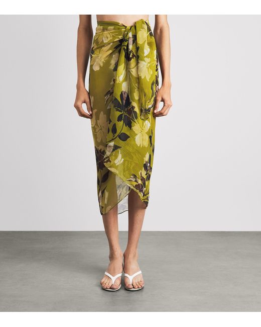Away That Day Yellow Santorini Sarong